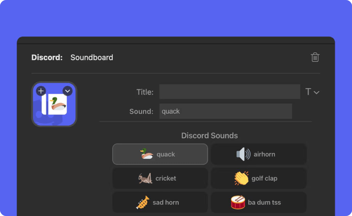 TOUS LES SONS SUR DECK