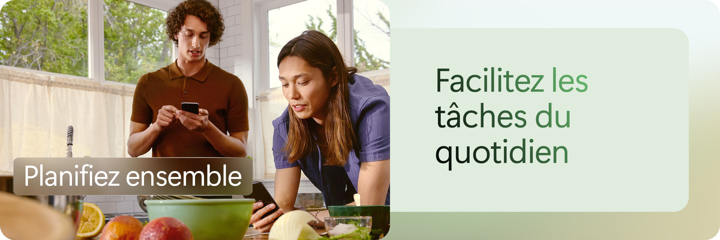 Facilitez les tâches du quotidien - Planifiez ensemble